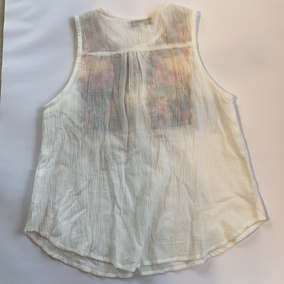 Hayden Los Angeles Embroidered Tieneck Peasant Top Size S - Picture 3 of 12